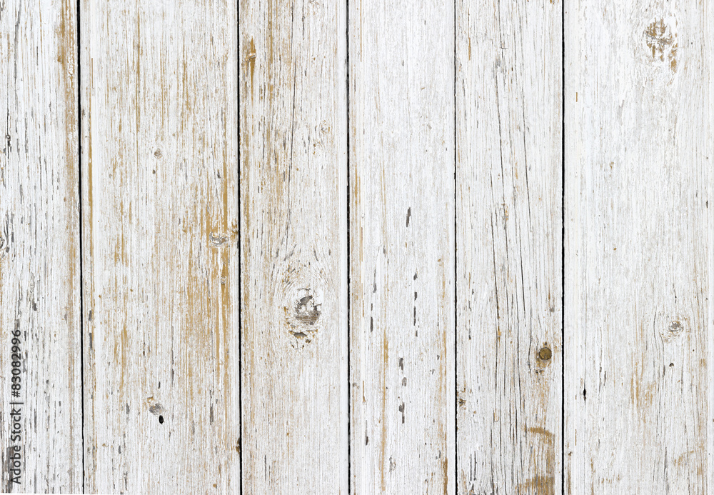 Naklejka premium The white wood texture with natural patterns background