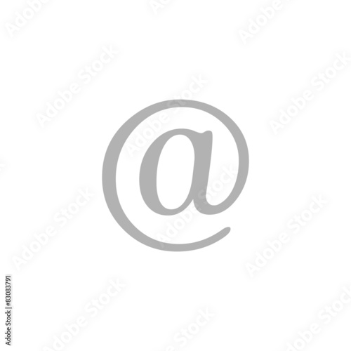 Simple icon e-mail symbol