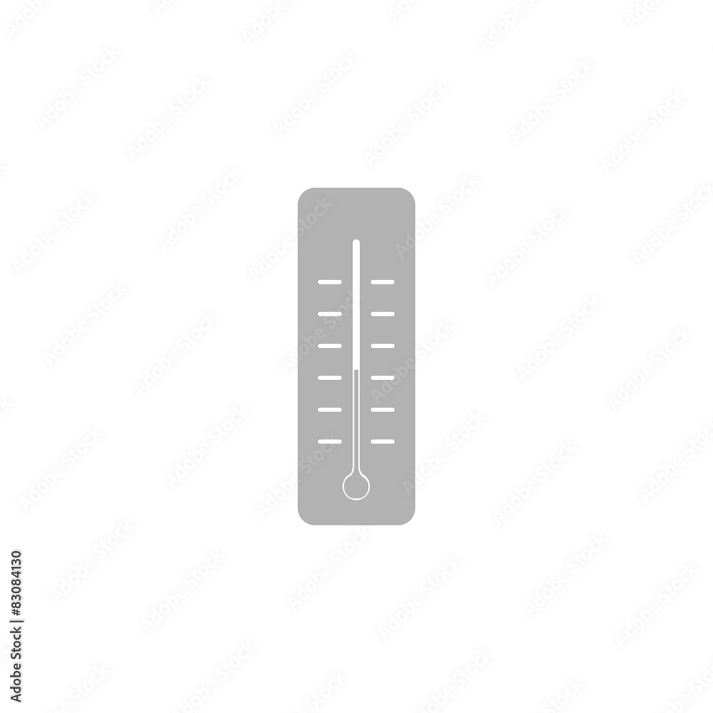 Simple thermometer icon. Simple thermometer icon.