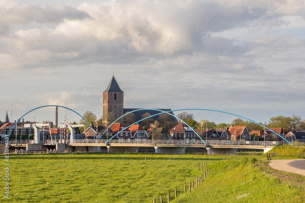 Fototapeta premium Cityscape Dalfsen in Overijssel, Holland