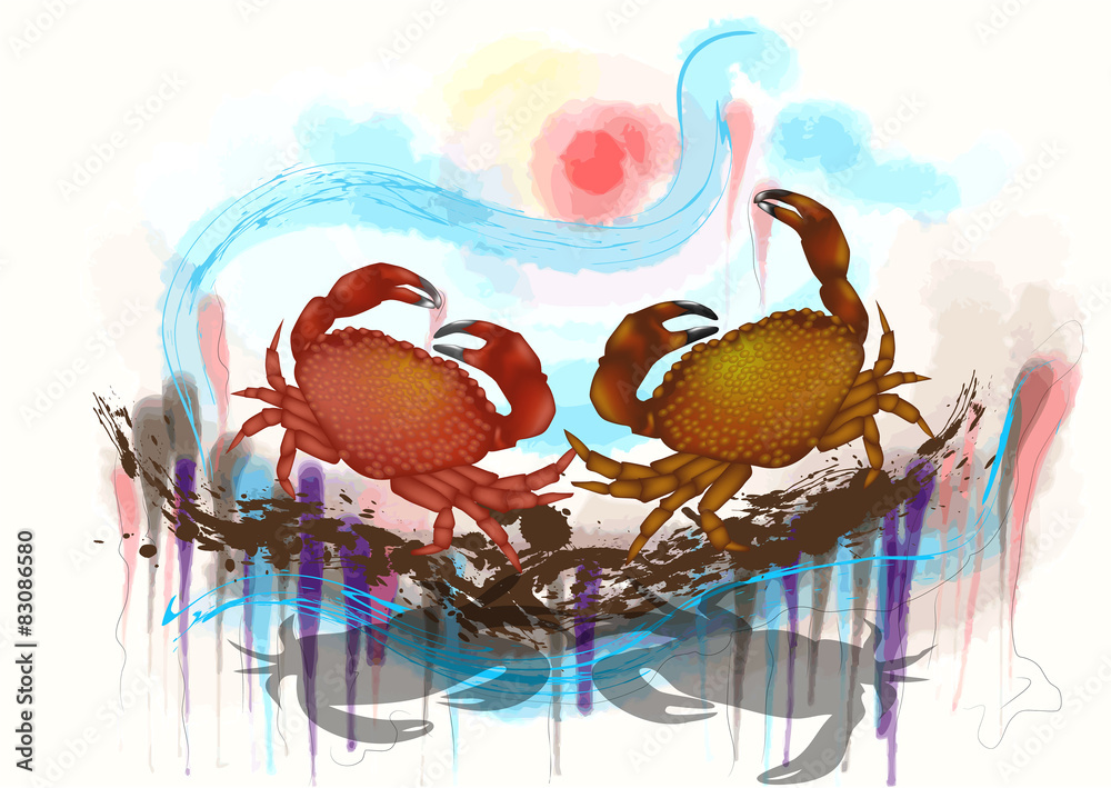 dancing crabs