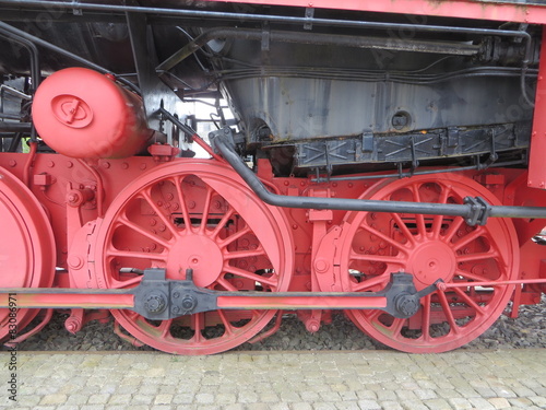Lokomotivenräder Historische Dampflok
