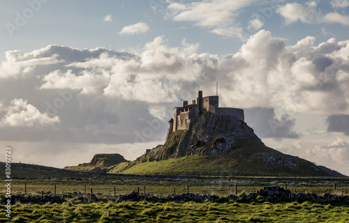 Lindisfarne Castle  Holy Island  Northumberland  England.