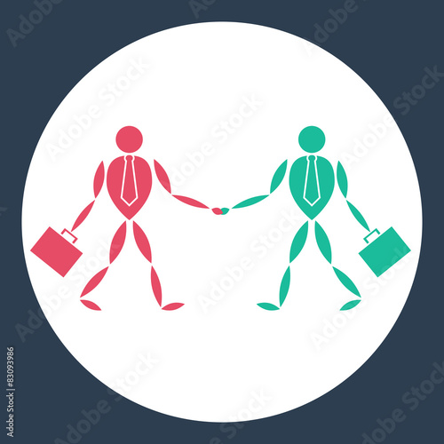 Businessman with briefcase