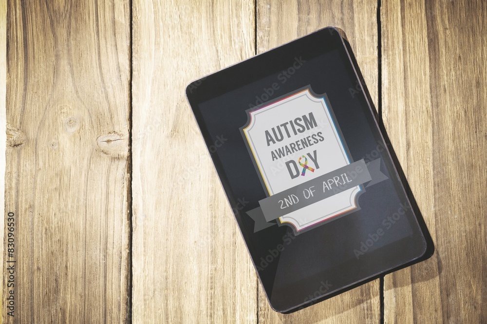Composite image of autism awareness day Composite image of autism awareness day