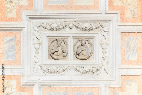 Facade element of St Zaccaria in Venice