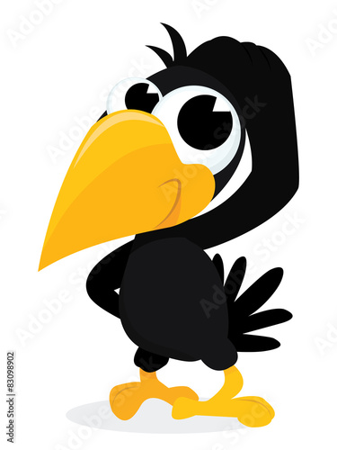 Cartoon Crow