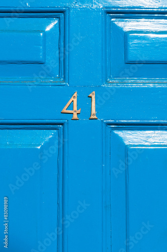Door number 41 close up