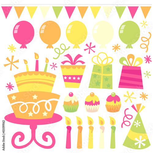 Birthday Party Clip Art Collection