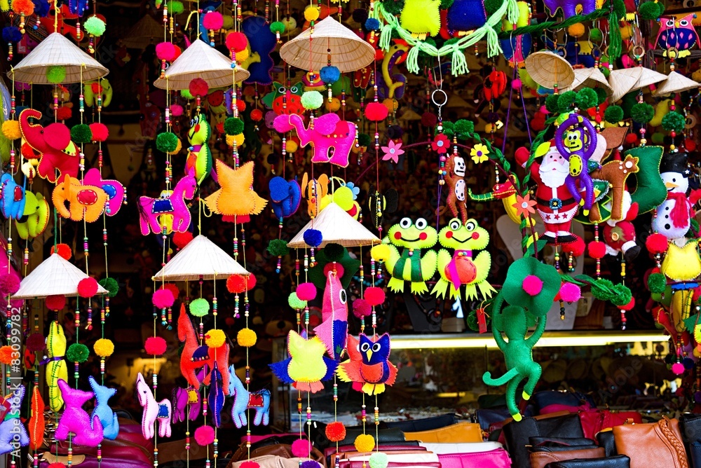 Handcrafted lanterns in ancient town Hoi An, Vietnam