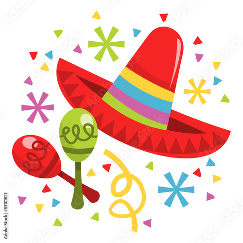 Mexican Maraca Sombrero