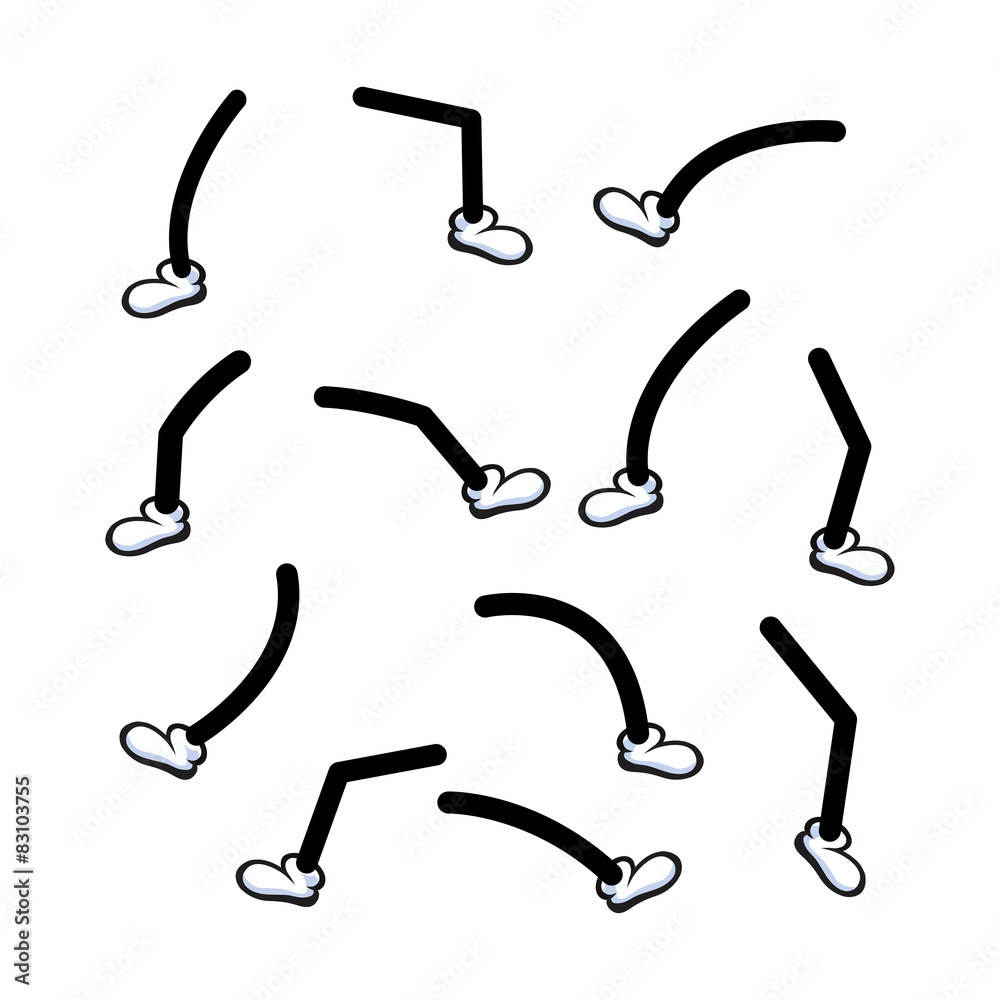 cartoon legs