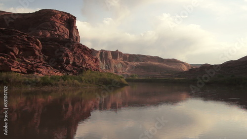 Colorado River Flows Utah Wilderness Desert Southwest