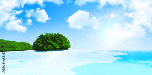 海　パラオ　背景