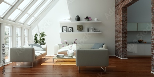 helle moderne Wohnung