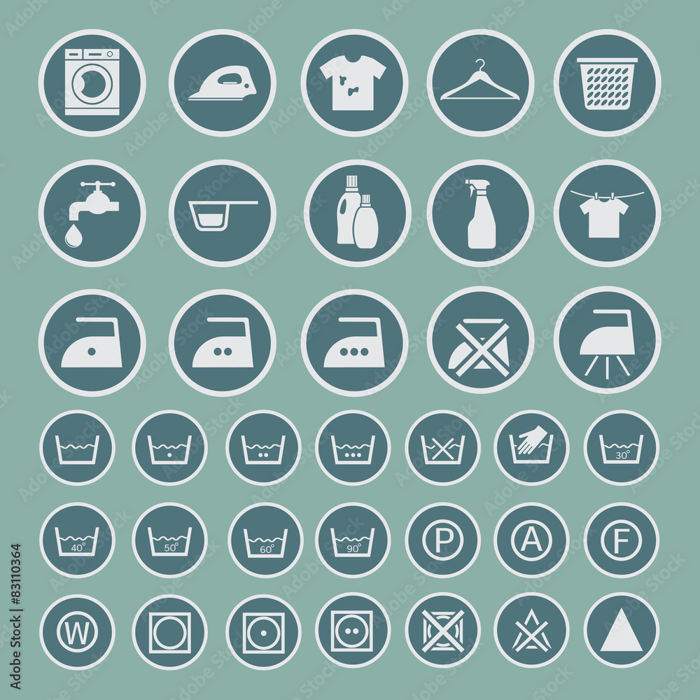 laundry and washing icon laundry and washing icon