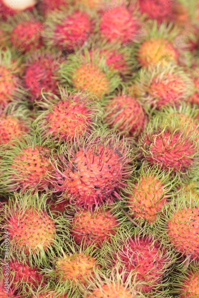 Sweet fruits rambutan Sweet fruits rambutan