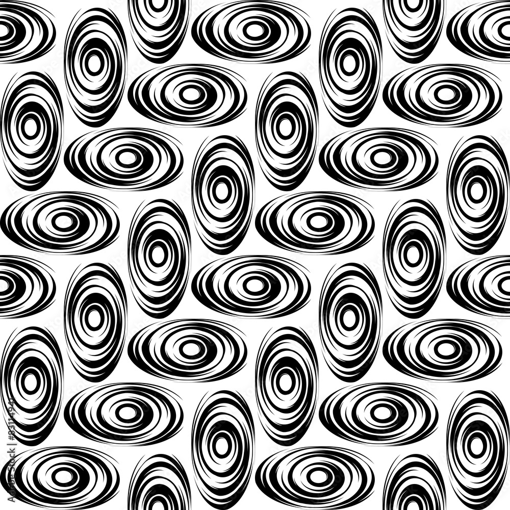 Design seamless monochrome ellipse background Design seamless monochrome ellipse background