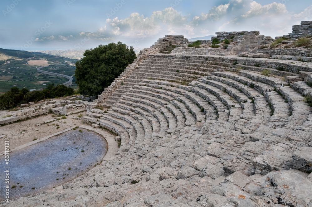 Segesta, anfiteatro greco 1