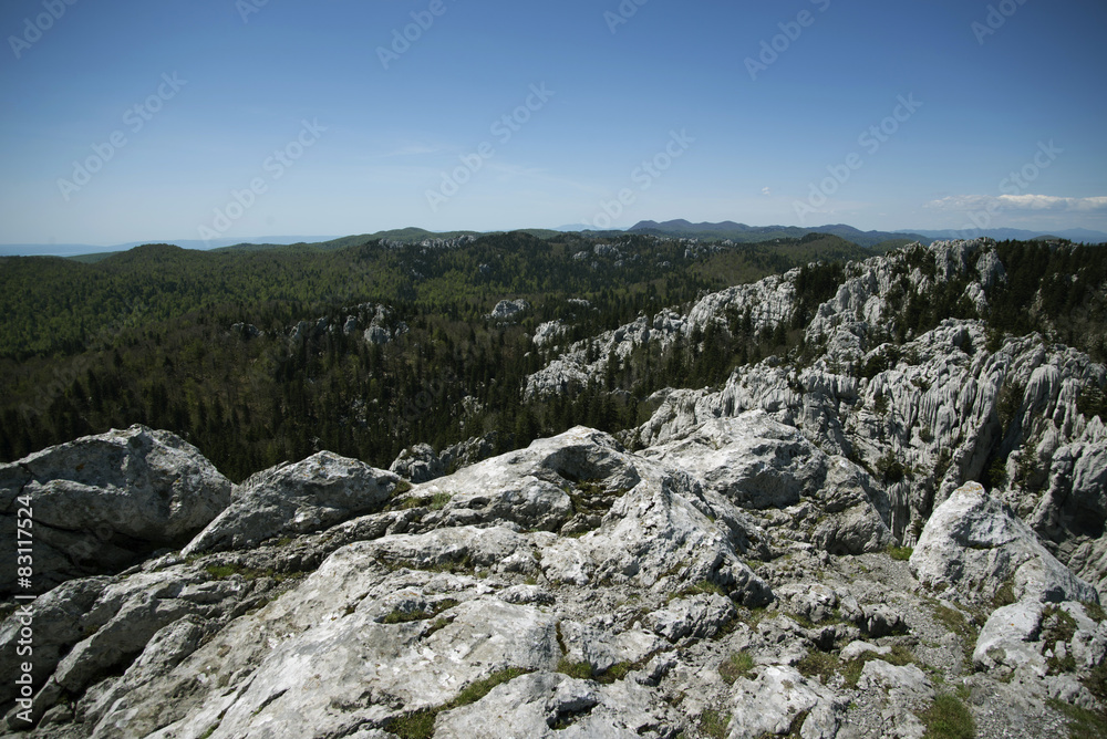 view from bijele stijene peak