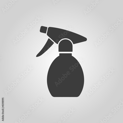 The sprayer icon. Atomizer symbol. Flat
