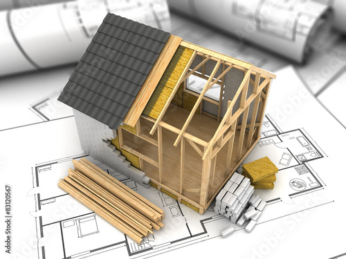 frame house plan