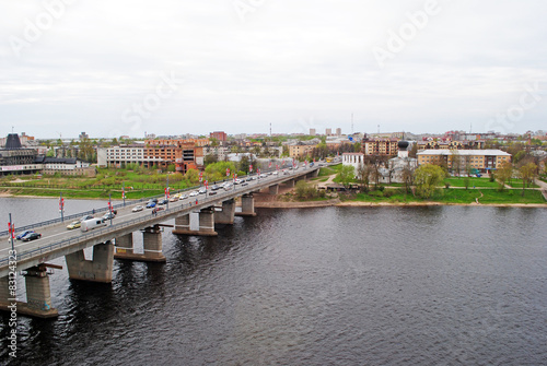 Velikaya River in Pskov, Russia
