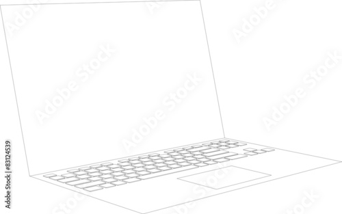 Laptop sketch