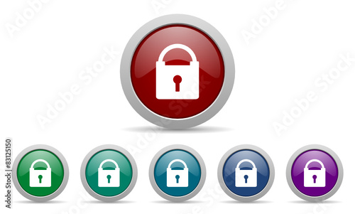 protection vector icon set