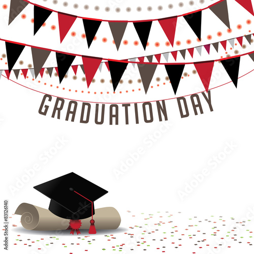 Graduation Day background EPS 10 vector 