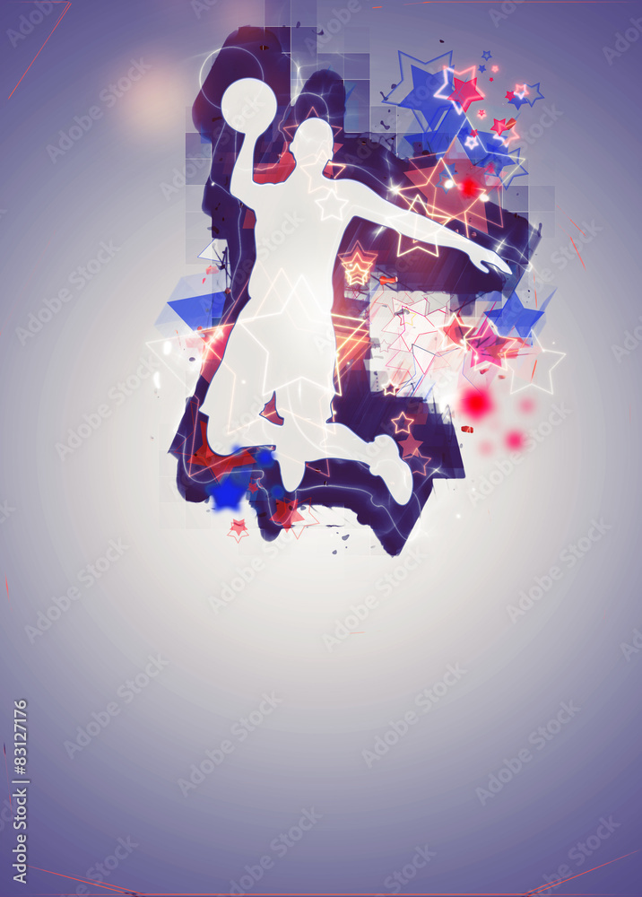Fototapeta premium Basketball background
