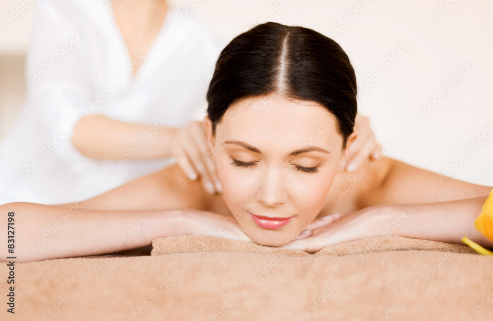 woman in spa