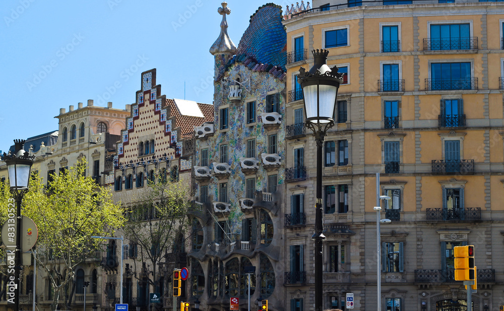 Obraz premium Passeigh de Gracia, Barcelona