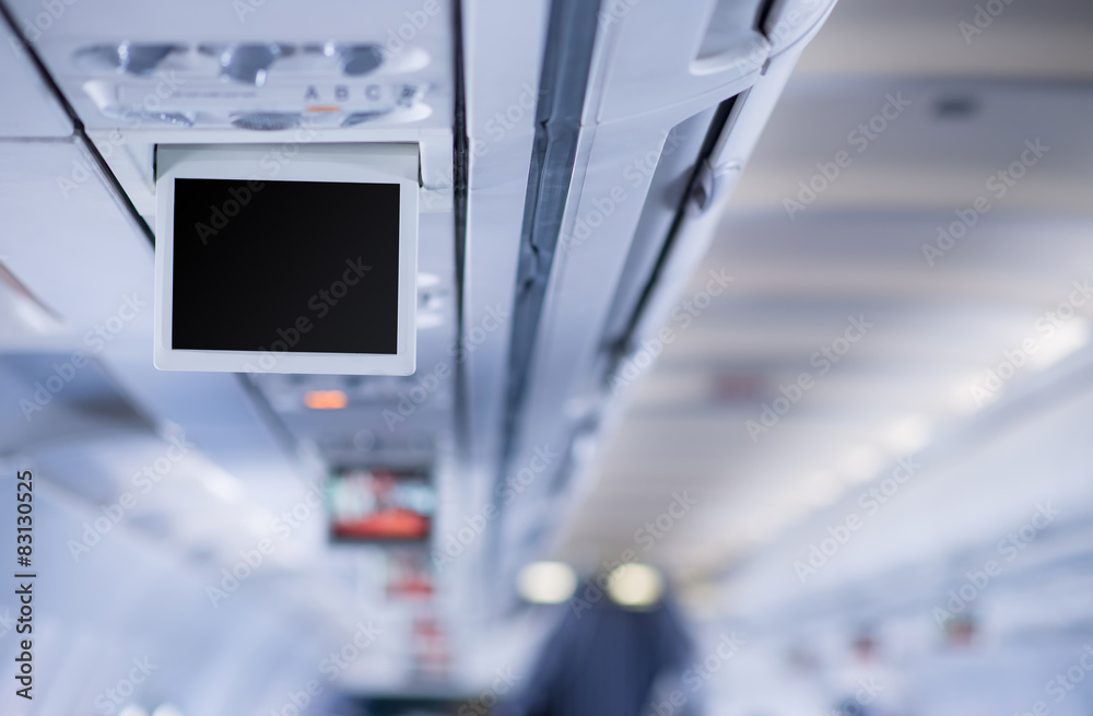 Fototapeta premium Airplane Display Screen
