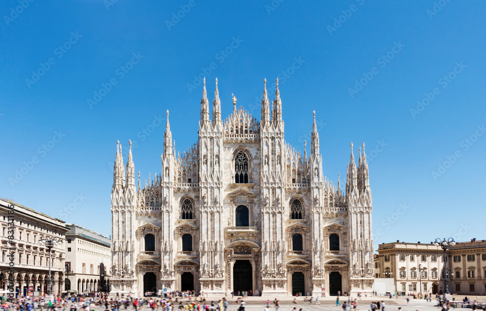 The cathedral Duomo in Milan, Italy.