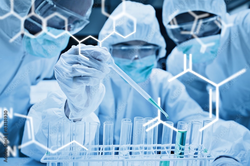 Composite image of science graphic Composite image of science graphic