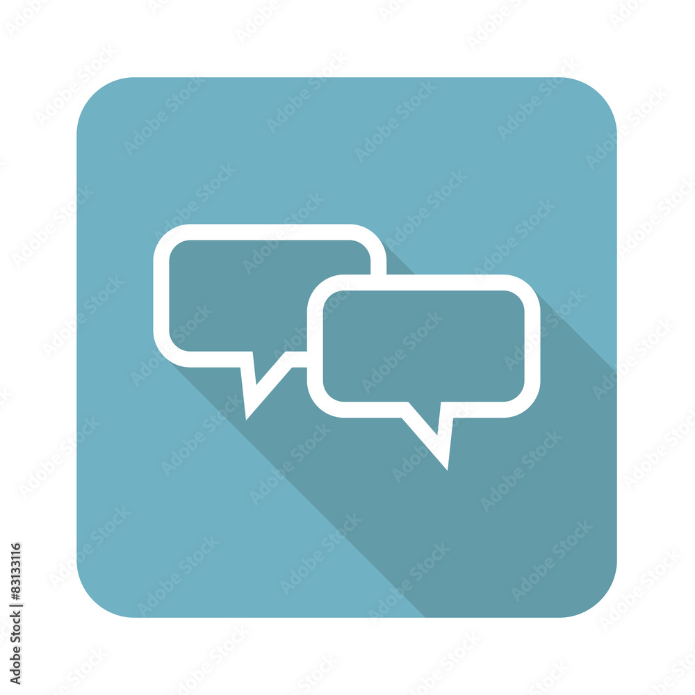 Square chat icon Square chat icon