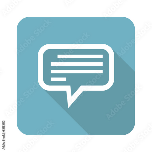 Square chat icon