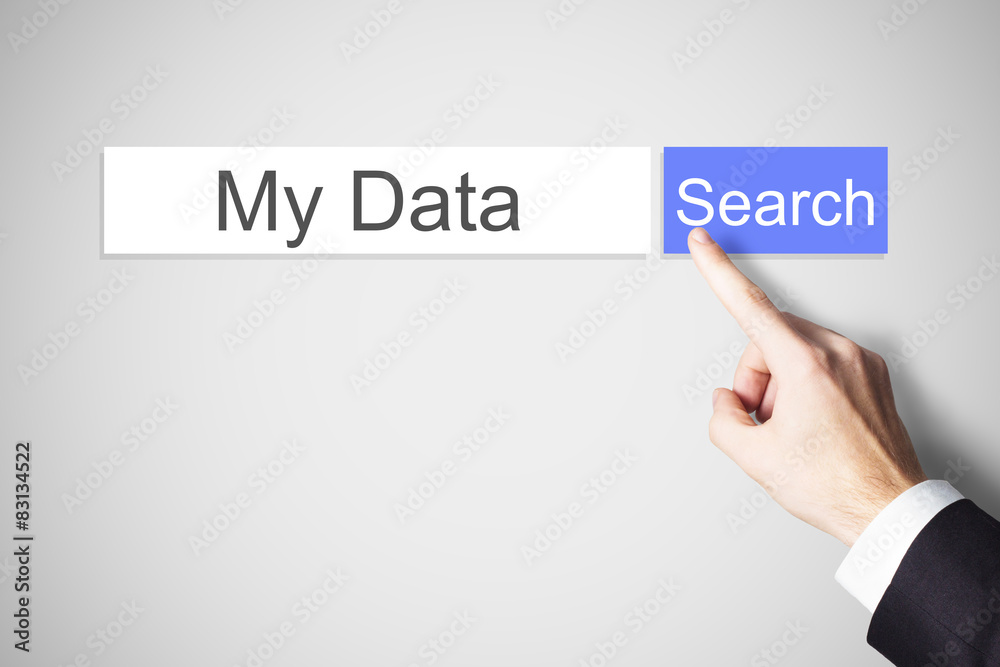 finger pushing blue websearch button my data finger pushing blue websearch button my data