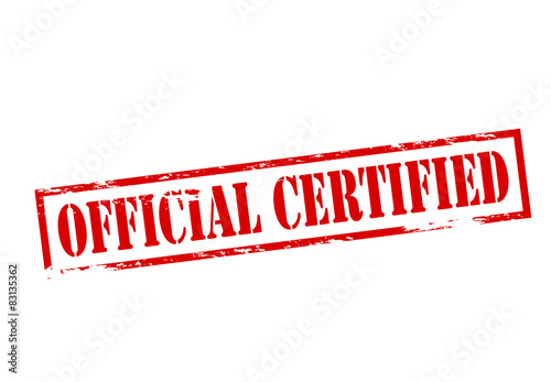 Official certified