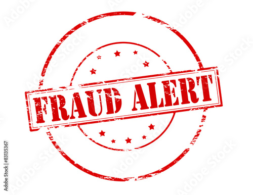 Fraud alert