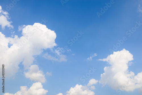 Photography Blue sky and clouds.