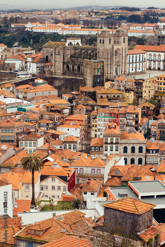 Porto Cathedral and city center, Portugal