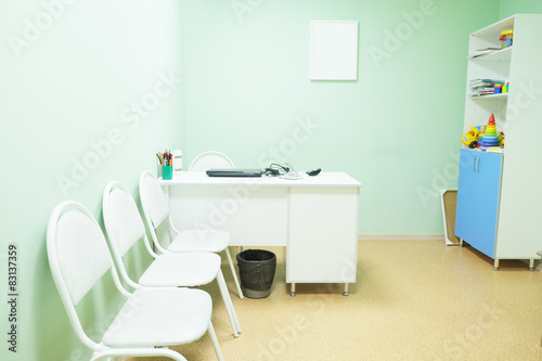 The image of an empty doctor s room