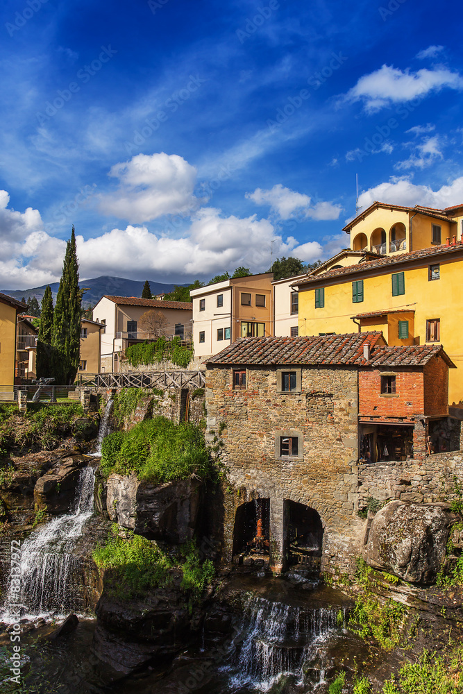 The medieval town of Loro Ciuffenna