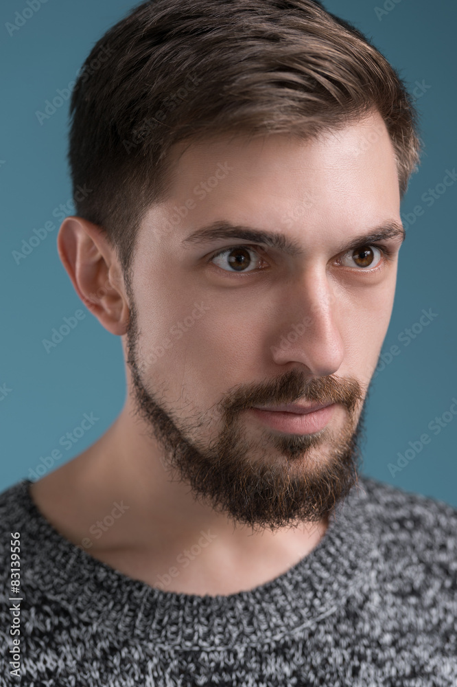 Obraz premium Surprised man portrait