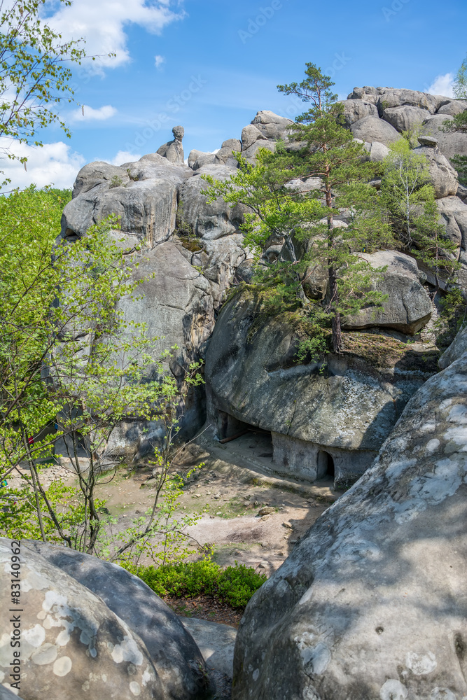 Large lofty stones Skeli Dovbusha, Ukraine Large lofty stones Skeli Dovbusha, Ukraine