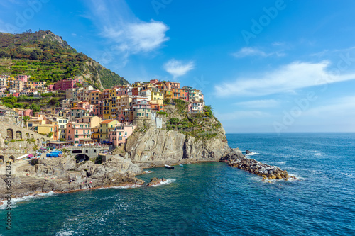 Town on the rocks Cinque Terre Liguria Italy