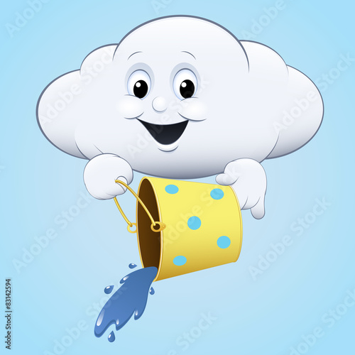 cloud icon with a bucket