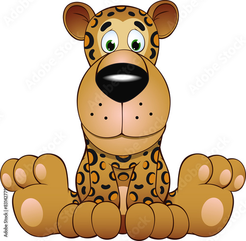 Funny leopard